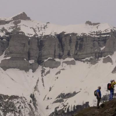 Falaises  face au refuge