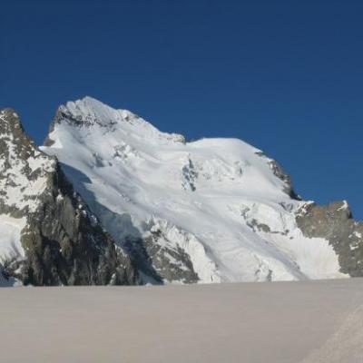 Barre des Ecrins vue du col des EcrinsCol des