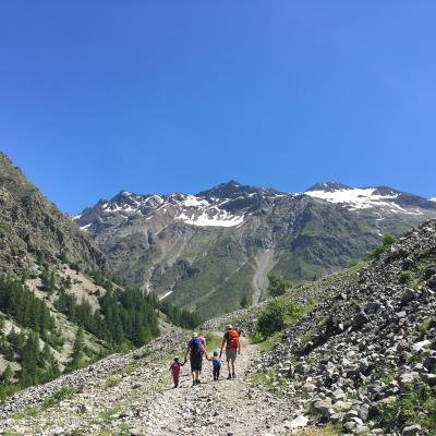 Vers le refuge de Pré la Chaumette