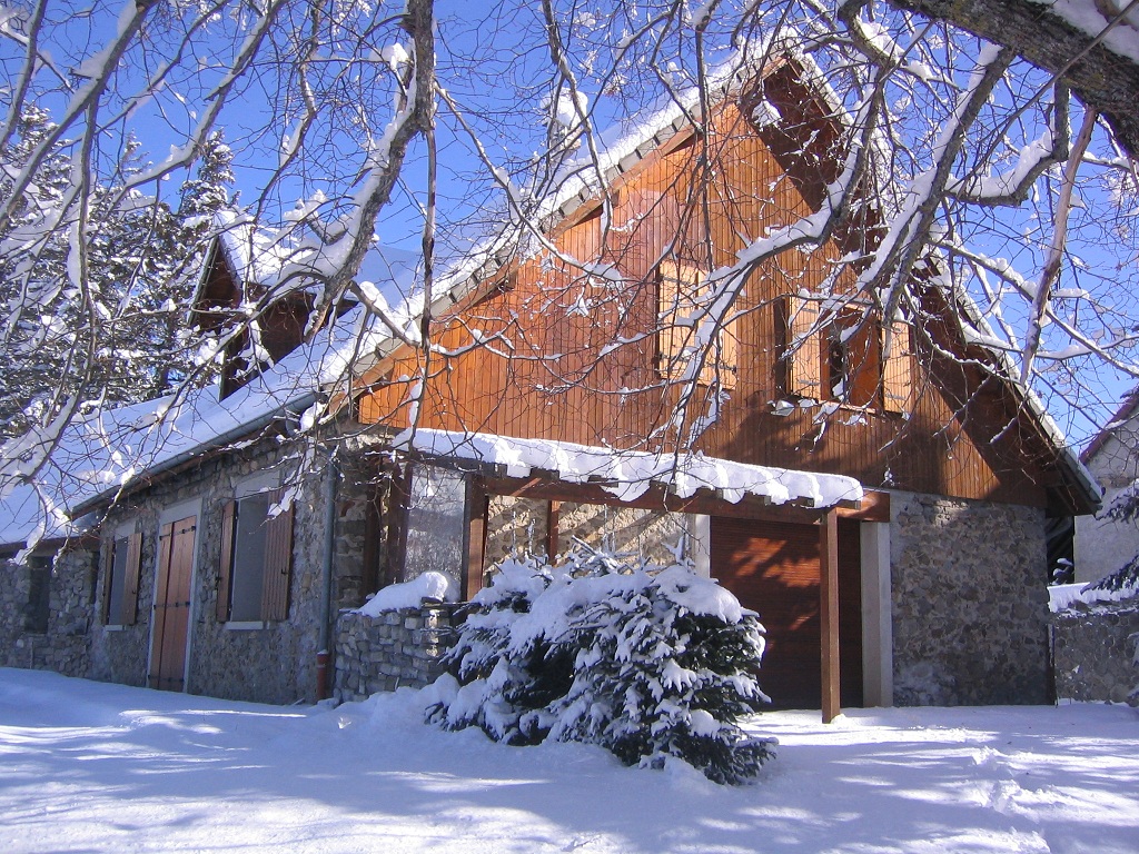 Le chalet un matin d'hiver